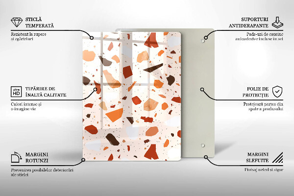 Tűzhely fedőlap Dekoratív kőedény