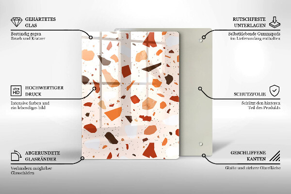 Tűzhely fedőlap Dekoratív kőedény