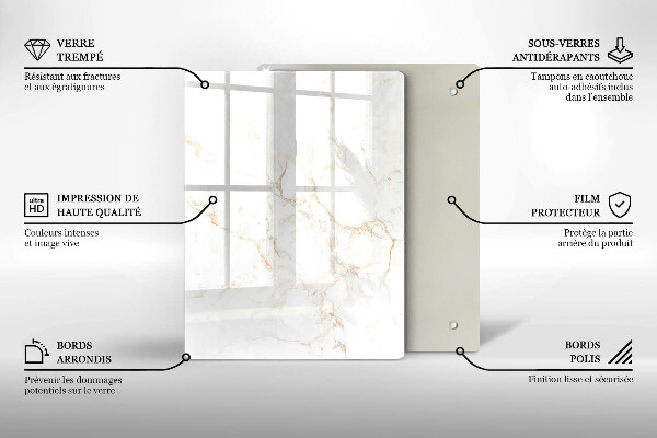 Tűzhely fedőlap Elegáns márvány kő