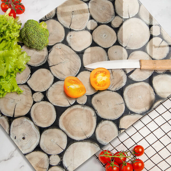 Tűzhely fedőlap Fa fatörzsek