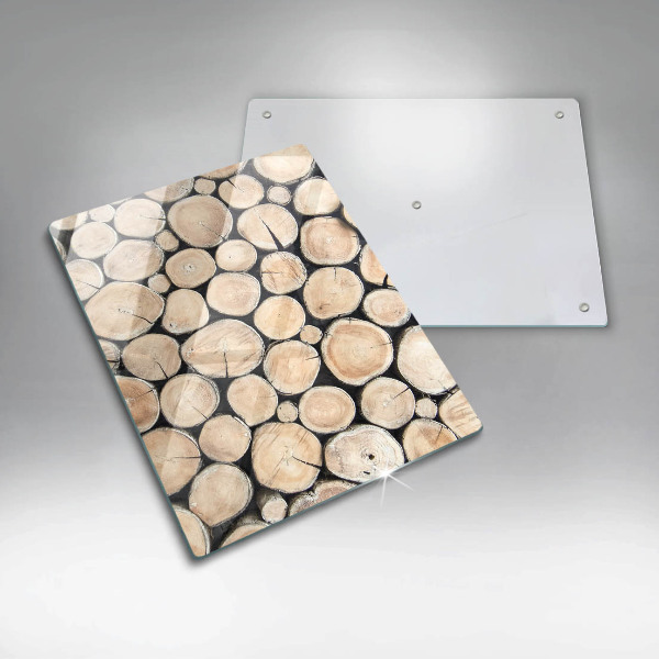 Tűzhely fedőlap Fa fatörzsek
