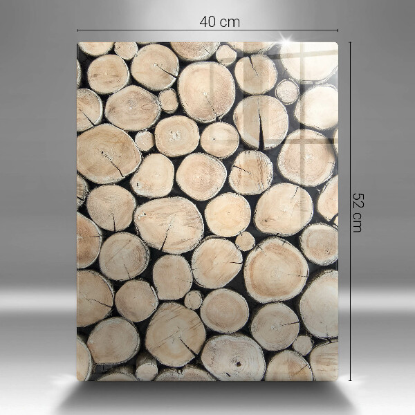 Tűzhely fedőlap Fa fatörzsek