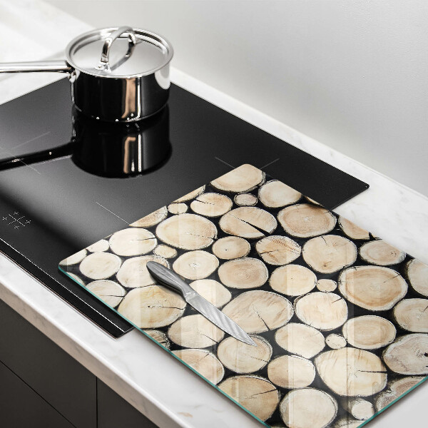 Tűzhely fedőlap Fa fatörzsek