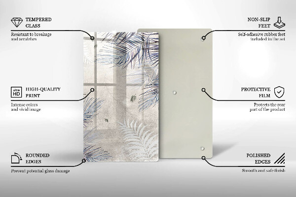 Tűzhely fedőlap Finom levelek