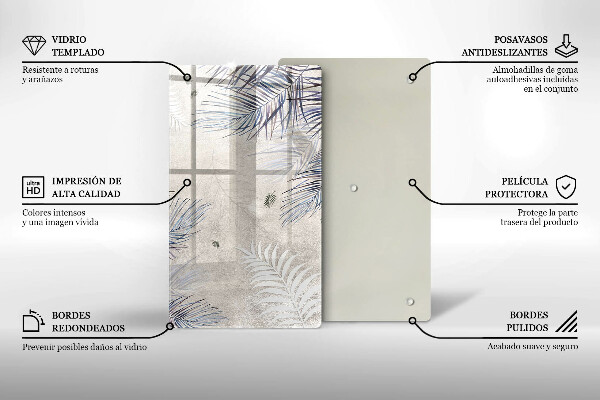 Tűzhely fedőlap Finom levelek