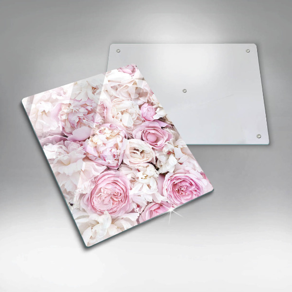 Tűzhely fedőlap Bazsarózsa csokor