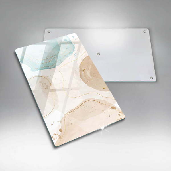 Tűzhely fedőlap Boho foltok és arany