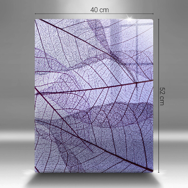 Tűzhely fedőlap Levelek erekkel