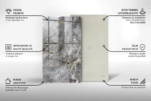 Tűzhely fedőlap Kő textúra