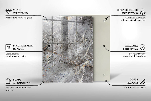 Tűzhely fedőlap Kő textúra