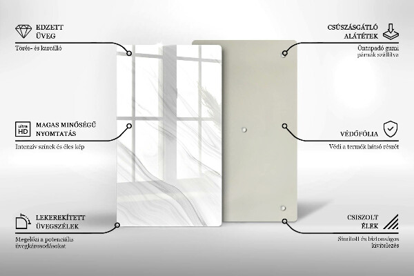 Tűzhely fedőlap Finom márvány