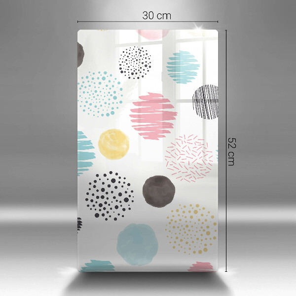 Tűzhely fedőlap Festett formák