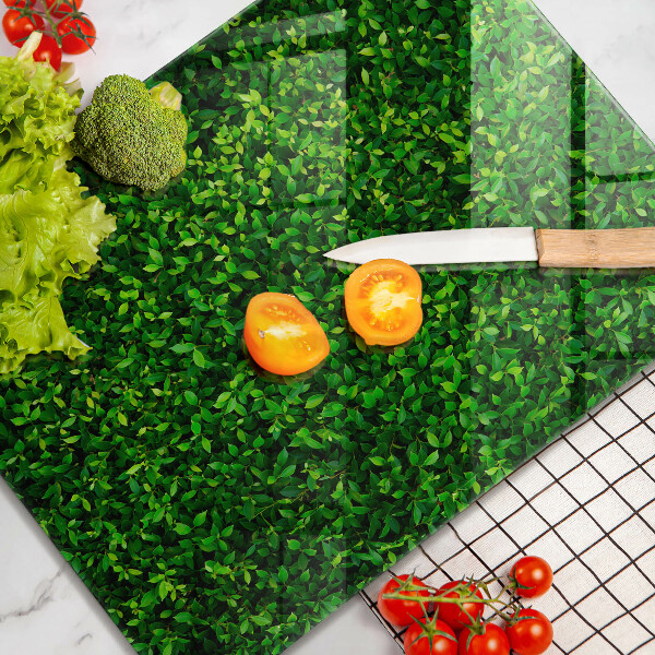 Tűzhely fedőlap Növény kis levelekkel