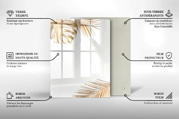 Tűzhely fedőlap Arany levelek