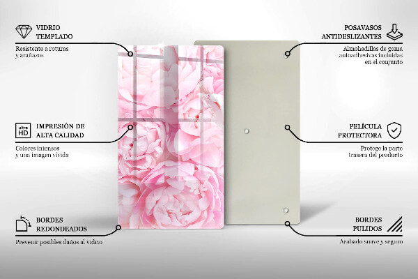 Tűzhely fedőlap Finom bazsarózsa