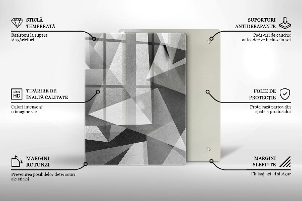 Tűzhely fedőlap Konkrét éles absztrakció