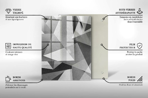 Tűzhely fedőlap Konkrét éles absztrakció