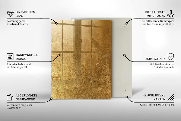 Tűzhely fedőlap Arany textúra háttér