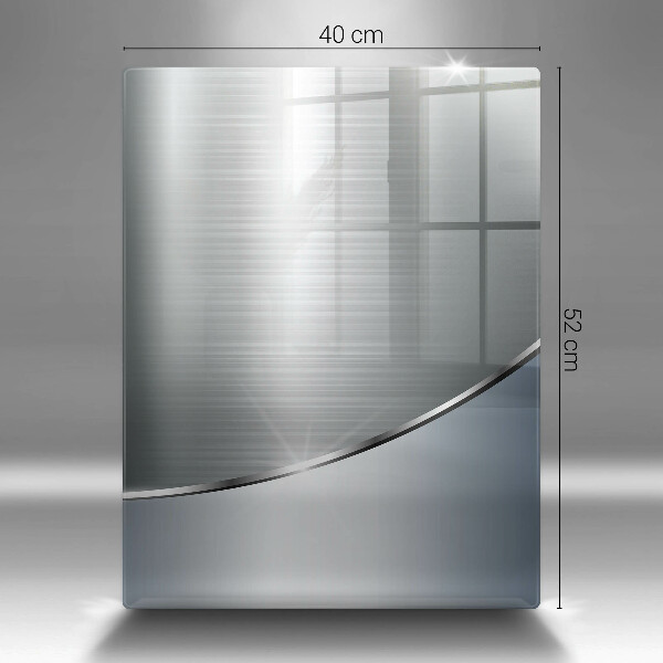 Tűzhely fedőlap Fém absztrakciós minta