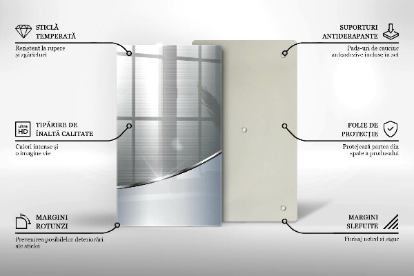 Tűzhely fedőlap Fém absztrakciós minta