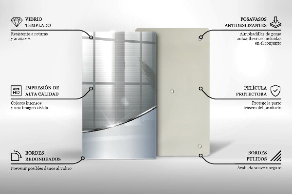 Tűzhely fedőlap Fém absztrakciós minta
