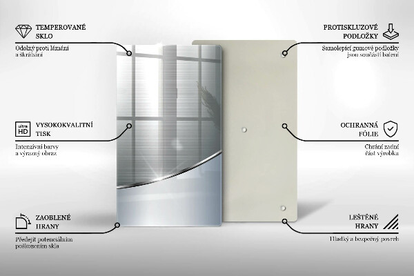 Tűzhely fedőlap Fém absztrakciós minta