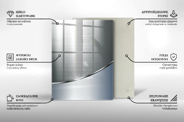 Tűzhely fedőlap Fém absztrakciós minta