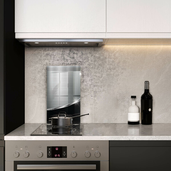 Tűzhely fedőlap Absztrakció fémmel