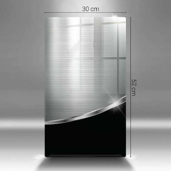 Tűzhely fedőlap Absztrakció fémmel