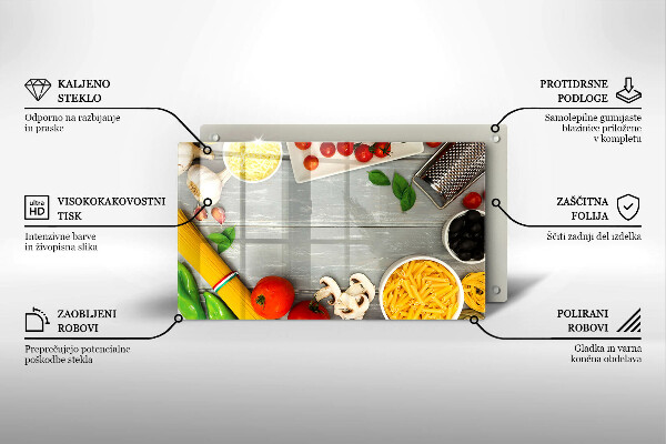 Tűzhelyvédő Konyhai étel