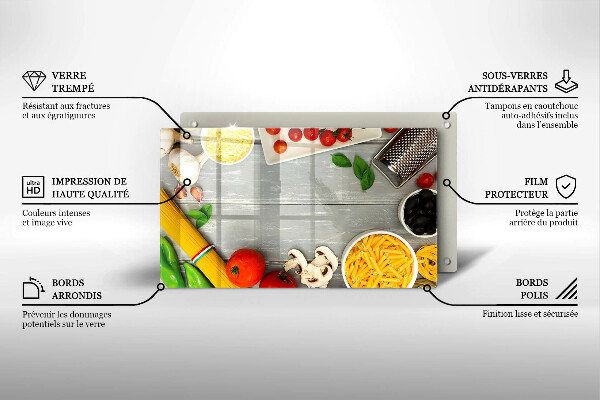 Tűzhelyvédő Konyhai étel