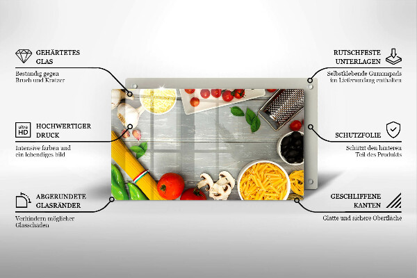 Tűzhelyvédő Konyhai étel