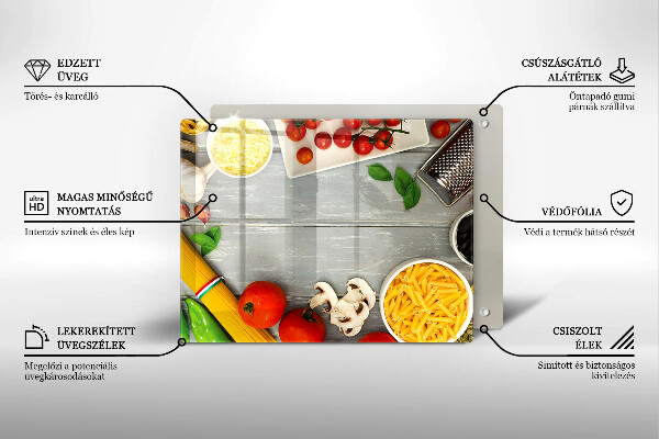 Tűzhelyvédő Konyhai étel