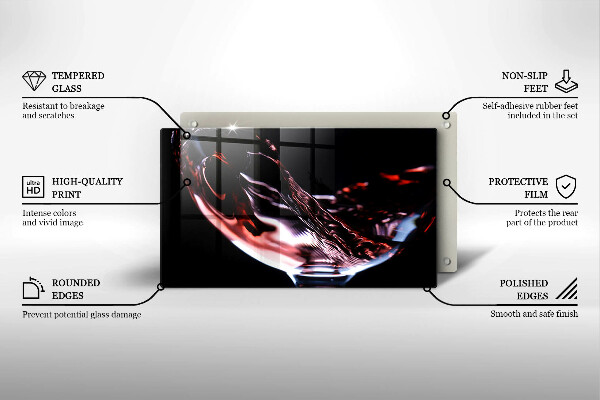 Tűzhelyvédő Egy pohár vörösbor