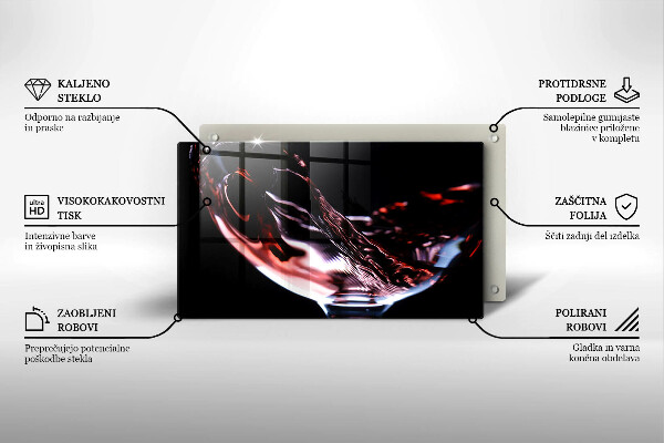 Tűzhelyvédő Egy pohár vörösbor