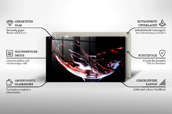 Tűzhelyvédő Egy pohár vörösbor