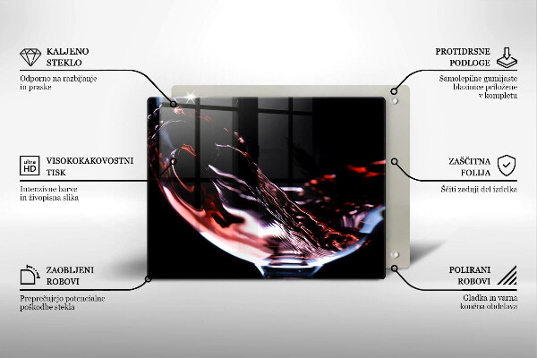 Tűzhelyvédő Egy pohár vörösbor