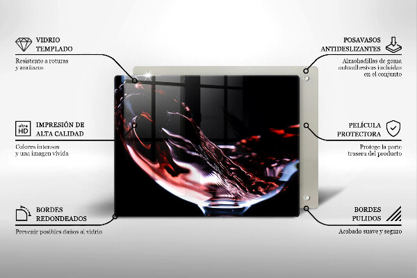 Tűzhelyvédő Egy pohár vörösbor