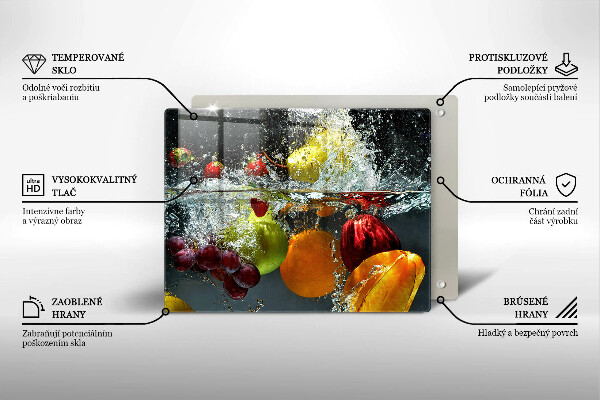 Tűzhelyvédő Lédús gyümölcs vízben