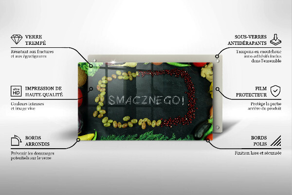 Tűzhelyvédő Smacznego!