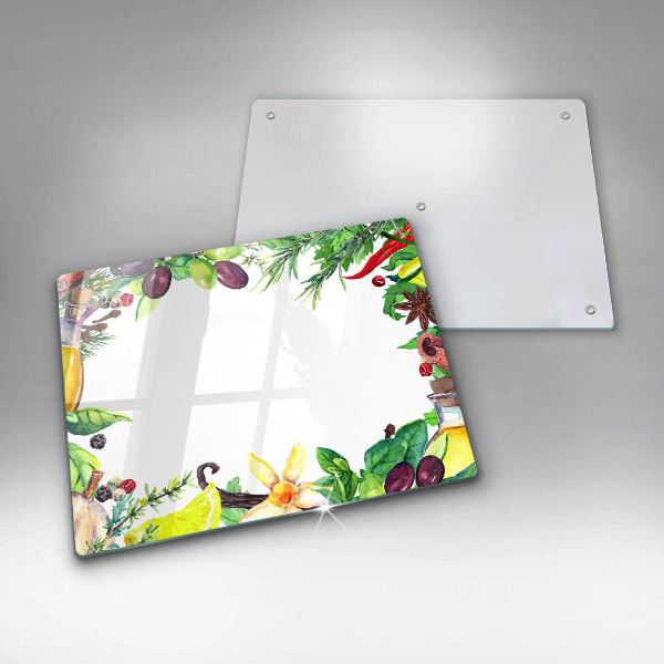 Tűzhelyvédő Festett étel