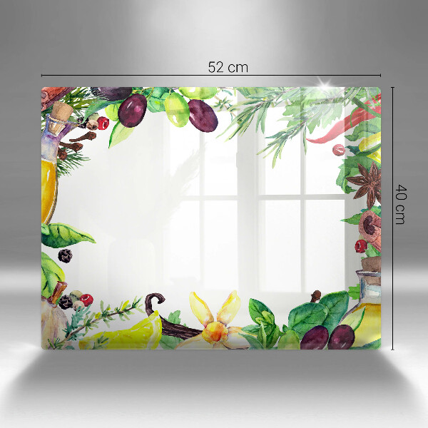 Tűzhelyvédő Festett étel