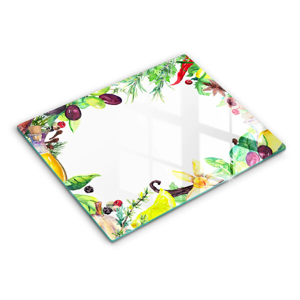 Tűzhelyvédő Festett étel