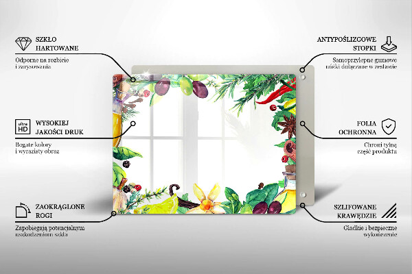 Tűzhelyvédő Festett étel