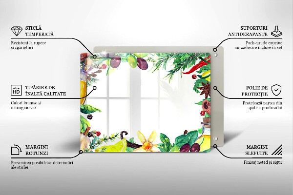 Tűzhelyvédő Festett étel