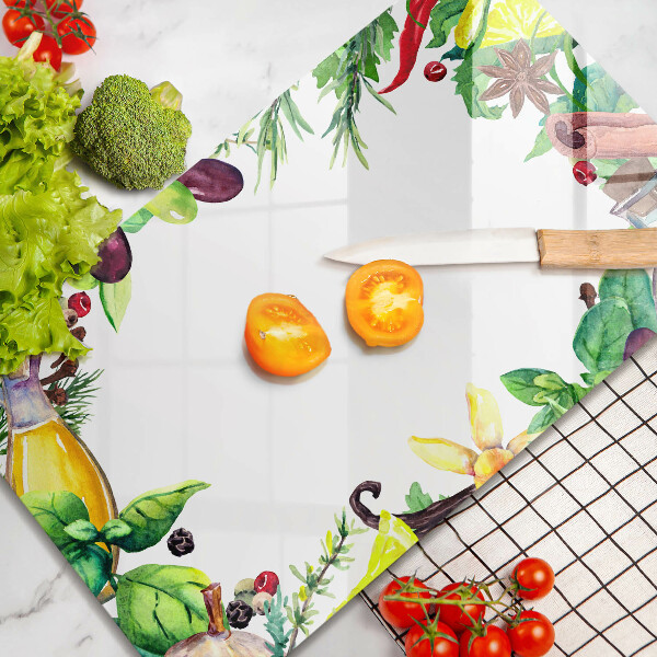 Tűzhelyvédő Festett étel