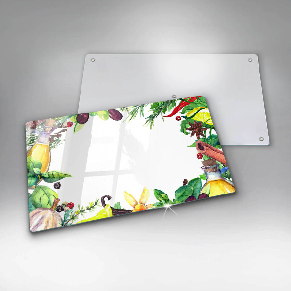 Tűzhelyvédő Festett étel