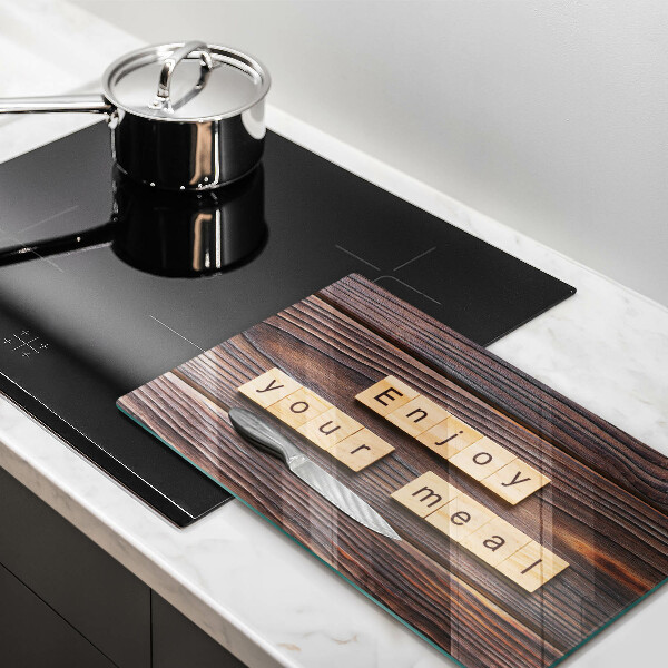 Tűzhelyvédő Enjoy your meal