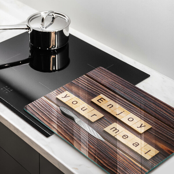 Tűzhelyvédő Enjoy your meal