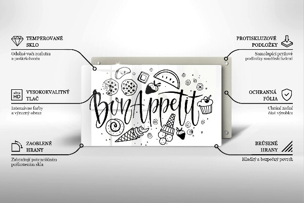 Tűzhelyvédő Bon Appetit